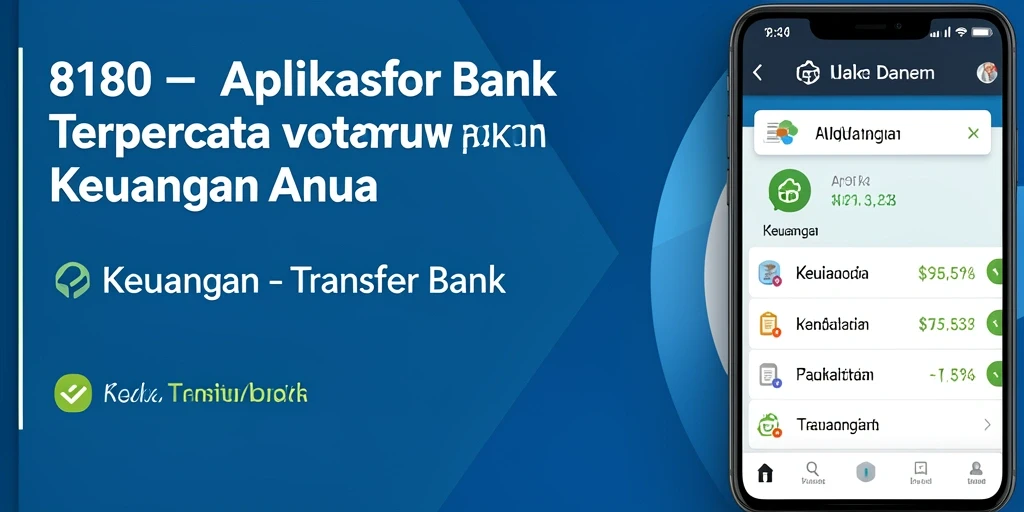 Tampilan antarmuka aplikasi Transfer Bank 8180 yang intuitif.