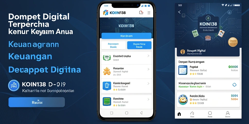 Tampilan antarmuka KOIN138 yang sederhana dan mudah dipahami.
