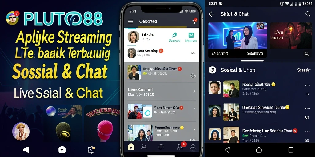 Tampilan antarmuka <strong>PLUTO88</strong> saat sesi Live Streaming yang menarik.