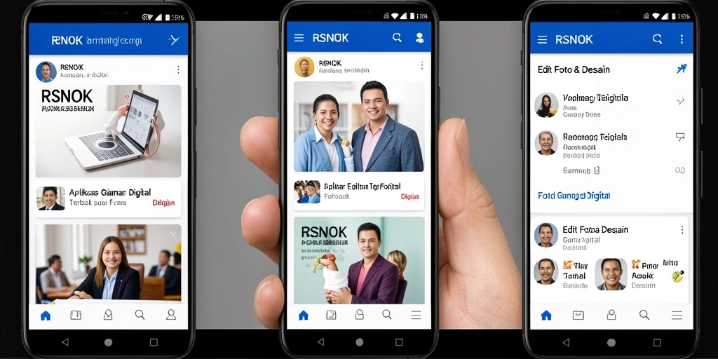 Tampilan antarmuka RSNOK yang intuitif dan mudah digunakan.