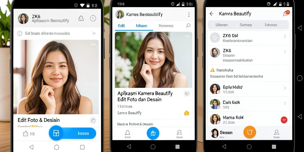 Tampilan antarmuka ZK6 yang modern dan fungsional untuk pengeditan foto.